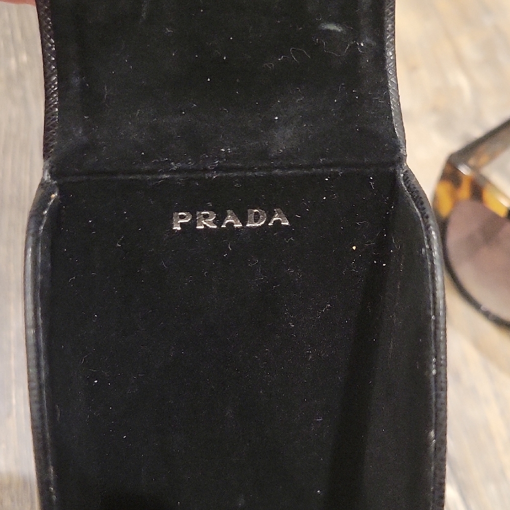 Prada Black and Tortoise Sunglasses - Picture 8 of 14